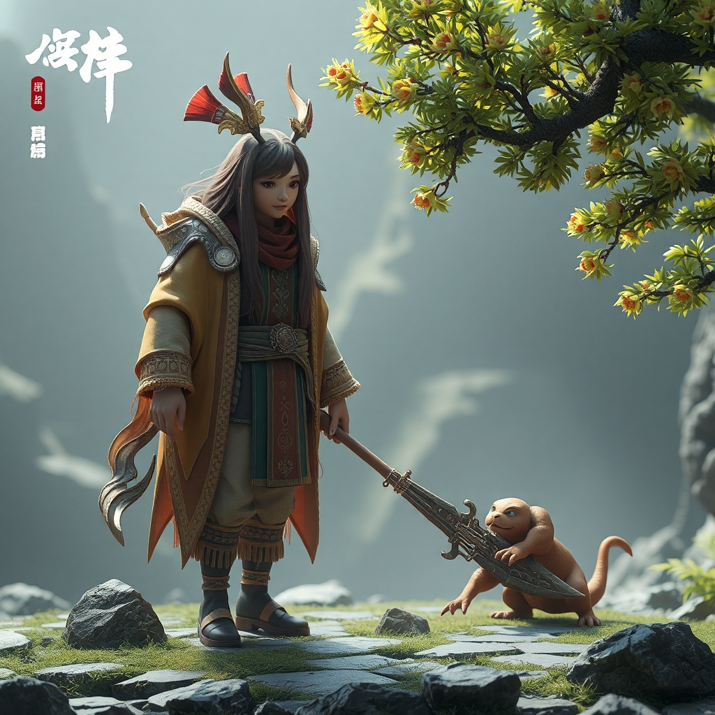 舒卷江山图画，应答龙鱼悲啸，不暇顾诗愁。 Poster