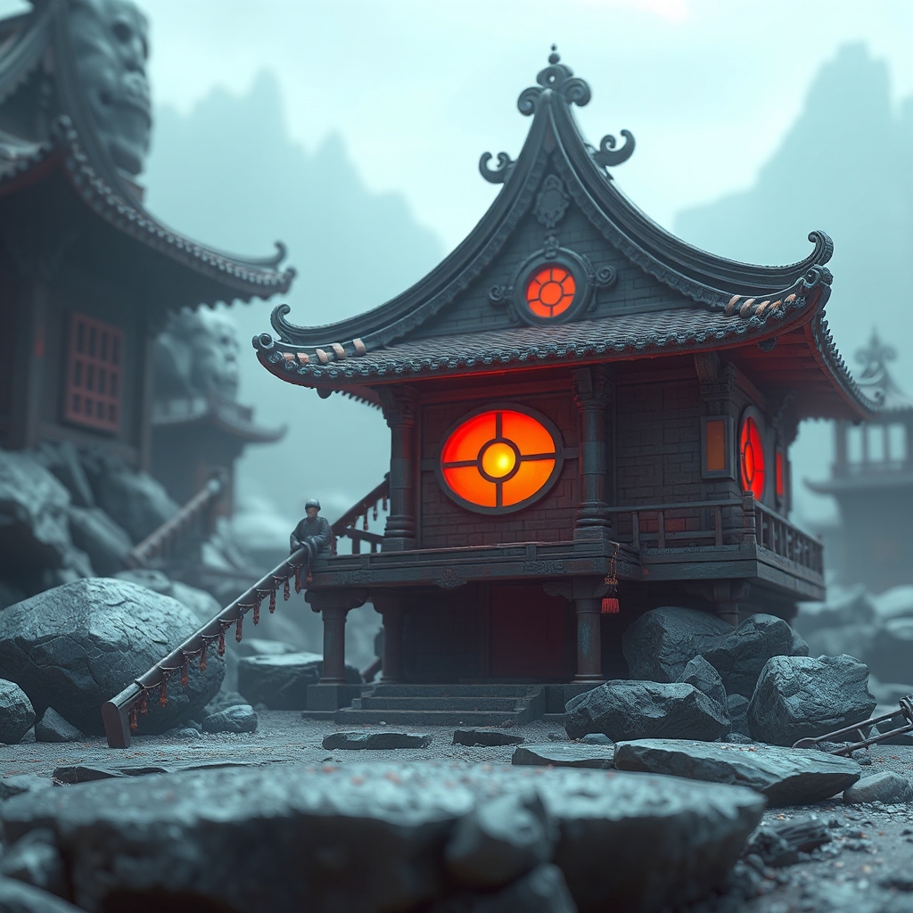 灵山多秀色，空水共氤氲。 Poster