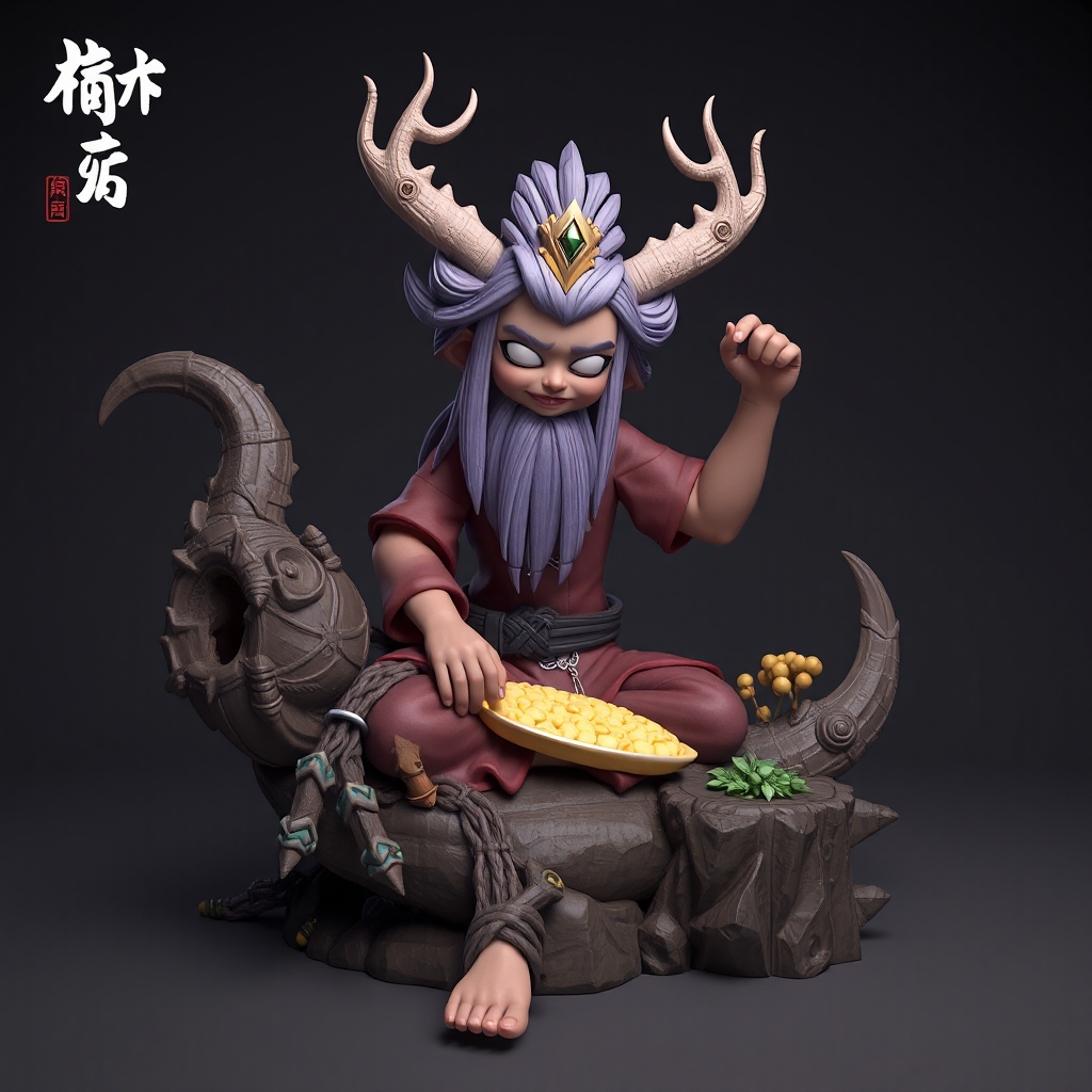 小桃无主自开花，烟草茫茫带晓鸦。