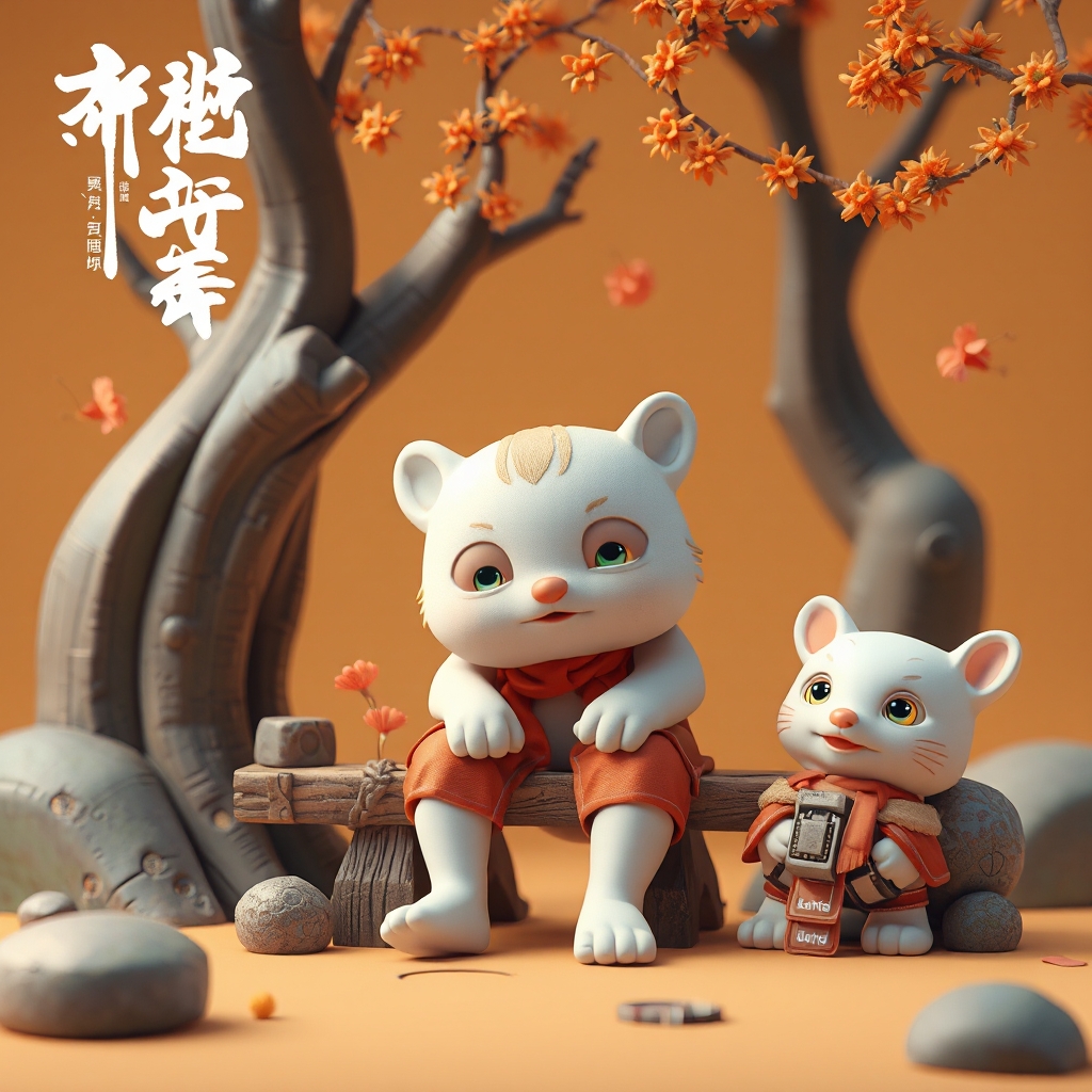 小桃无主自开花，烟草茫茫带晓鸦。