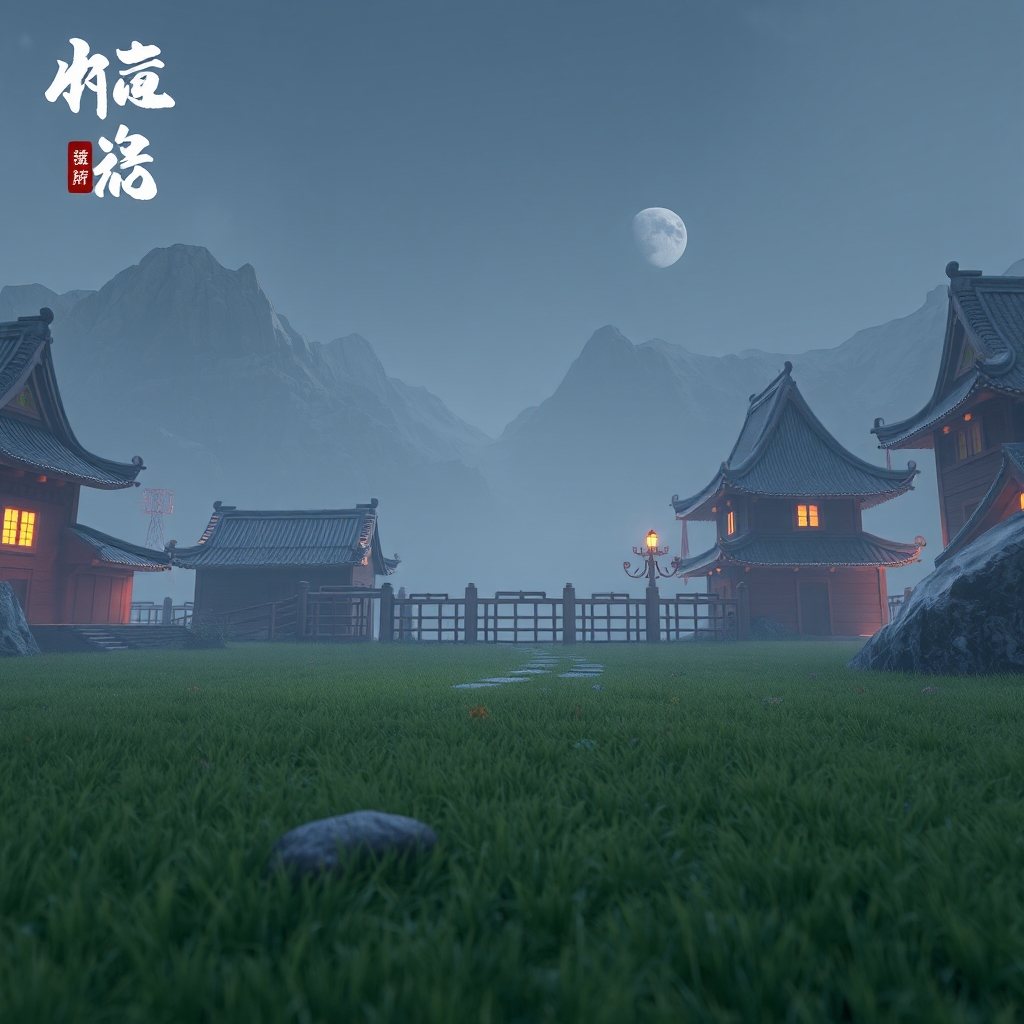 云收雨过波添，楼高水冷瓜甜，绿树阴垂画檐。