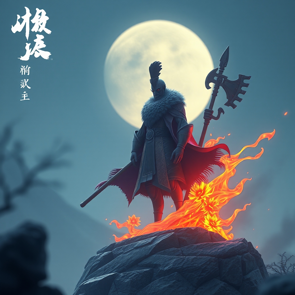 一声画角谯门，丰庭新月黄昏，雪里山前水滨。 Poster