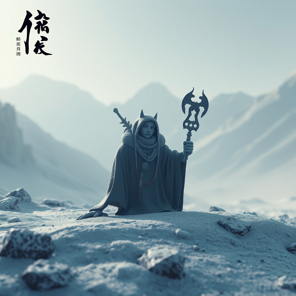 一声画角谯门，丰庭新月黄昏，雪里山前水滨。
