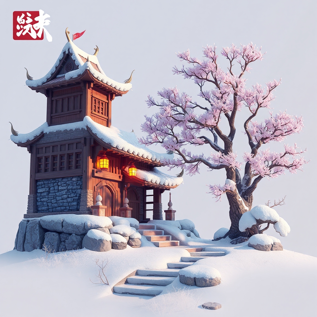 大雪北风催，家家贫白屋。